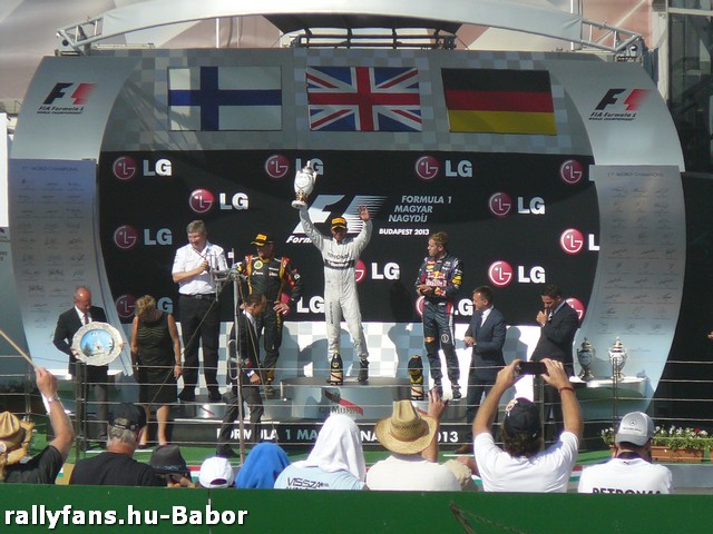 Formula-1 Magyar Nagydíj 2013 dobogó
