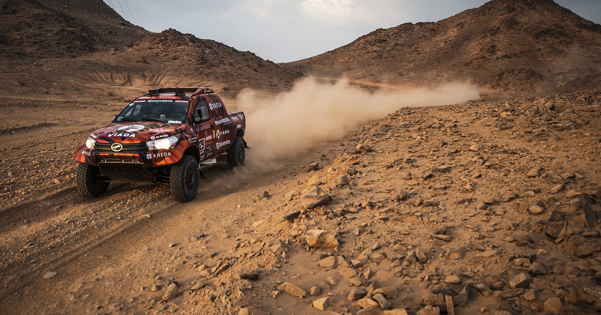 Antanas Juknevicius Dakar Rally 2021 első szakasz videó