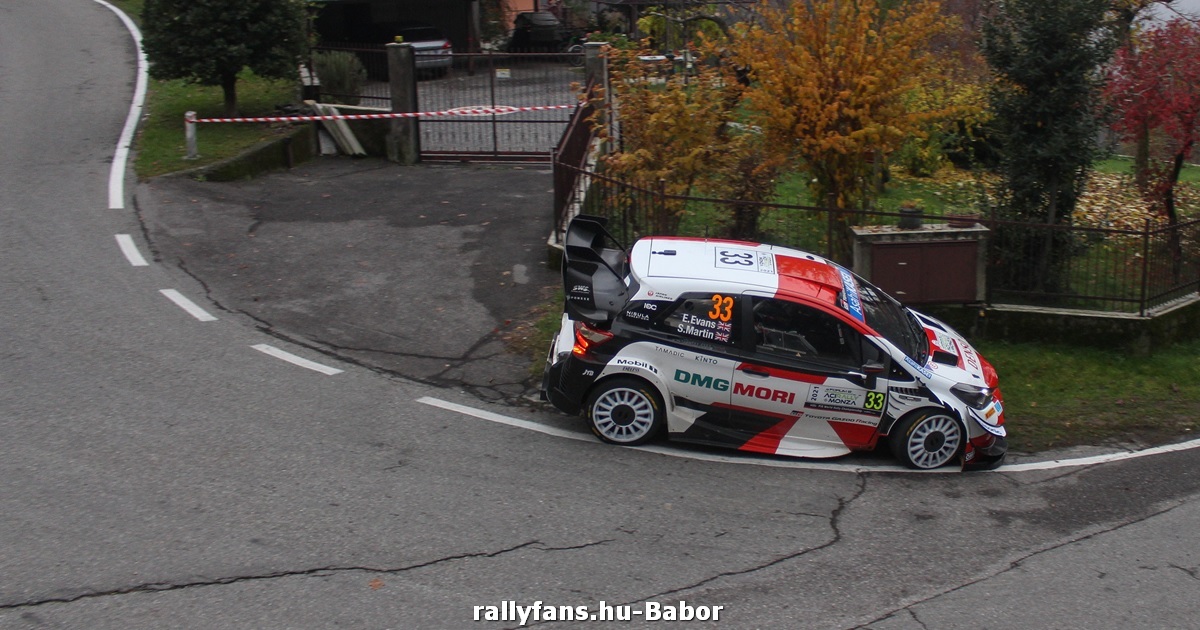 Elfyn Evans WRC FORUM8 ACI Rally Monza 2021