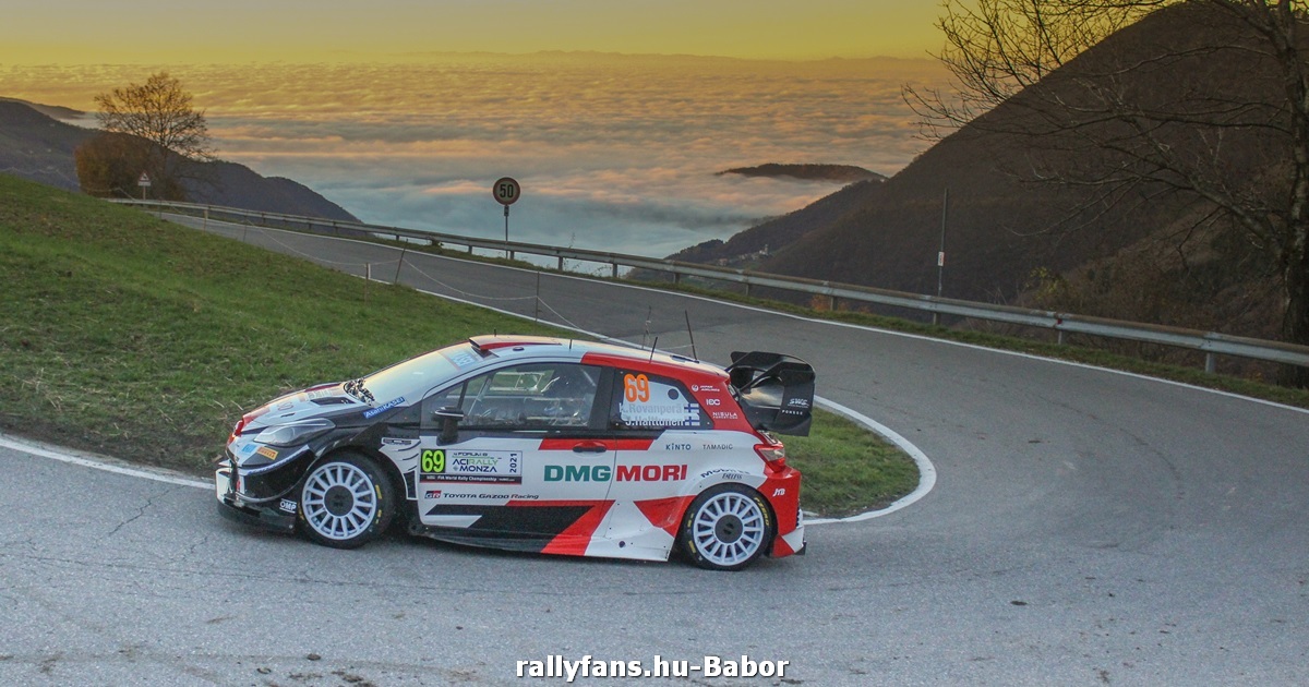 Kalle Rovanpera WRC FORUM8 ACI Rally Monza 2021