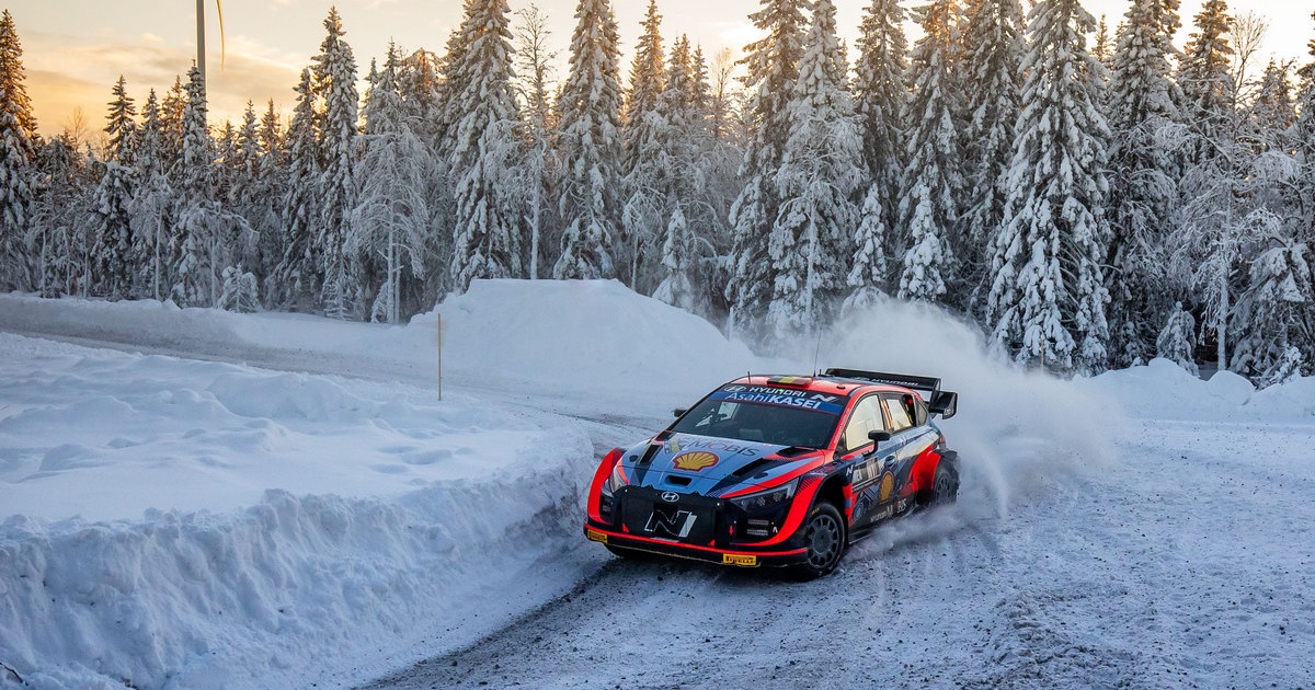 Thierry Neuville WRC Svéd Rally 2022