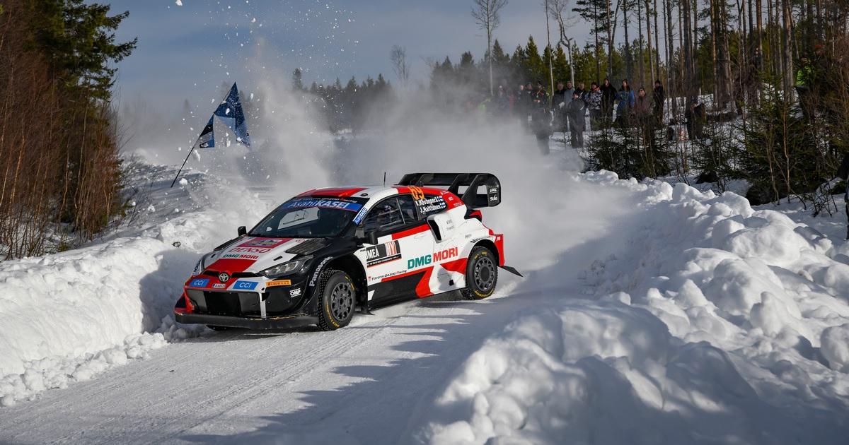 Toyota WRC Svéd Rally 2022