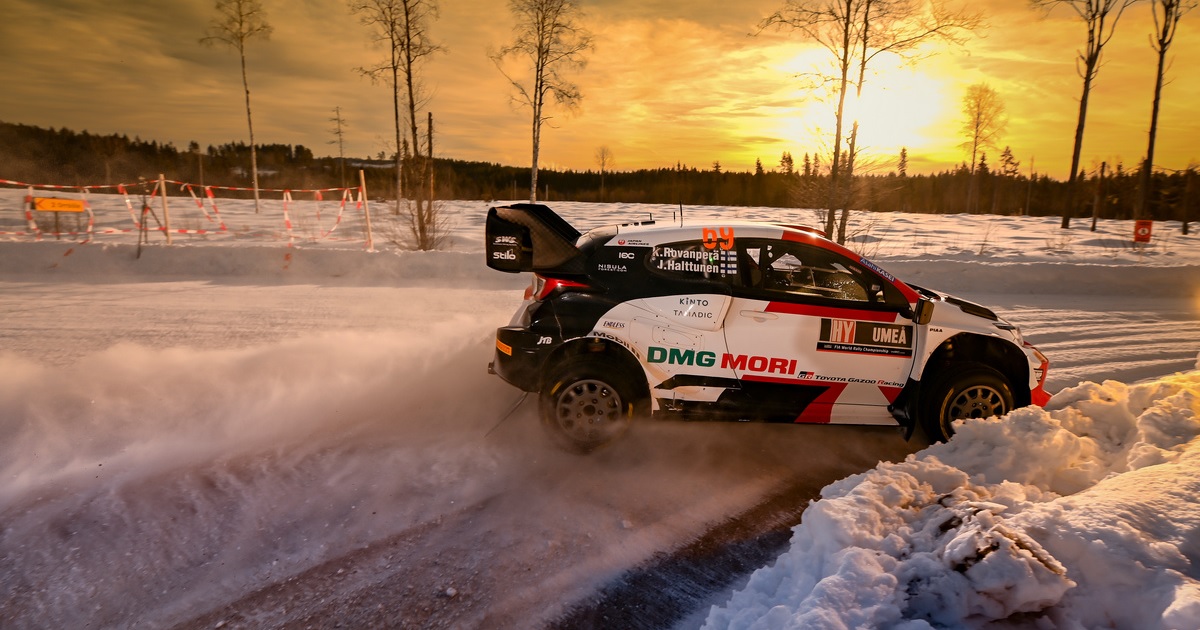 Kalle Rovanpera WRC Svéd Rally 2022