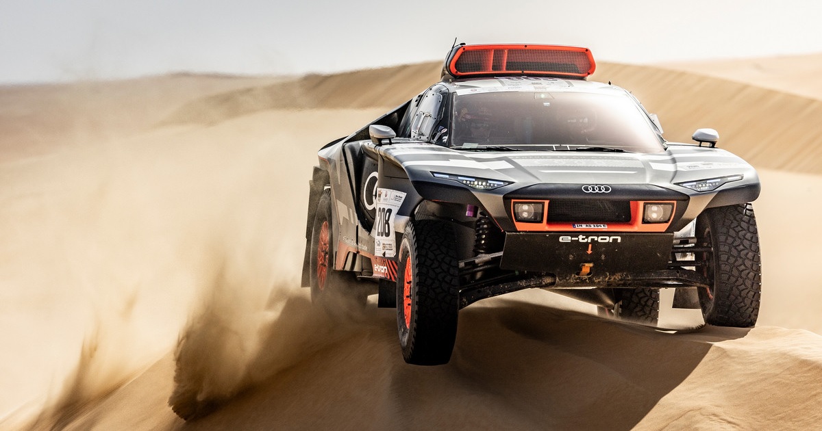Peterhansel Audi RS Q e-tron Abu Dhabi Desert Challenge