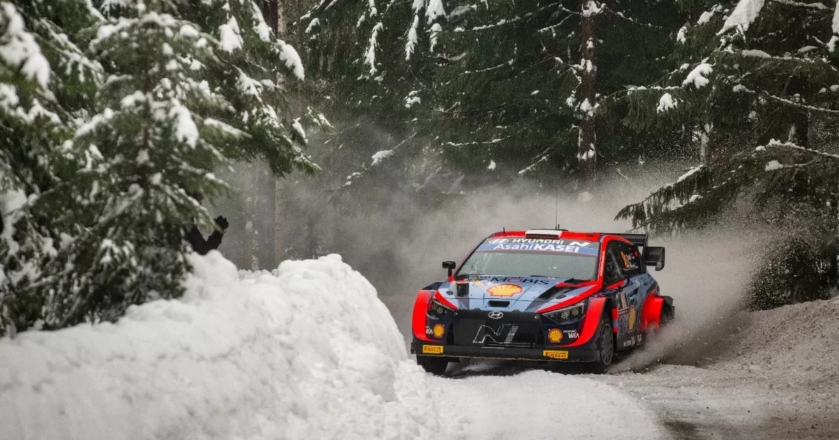 Ott Tanak WRC Svéd Rally 2022