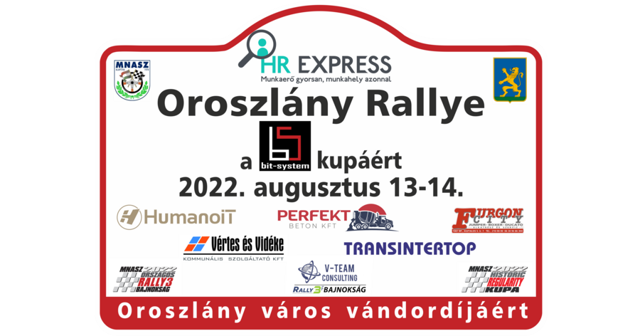 Oroszlány Rally 2022