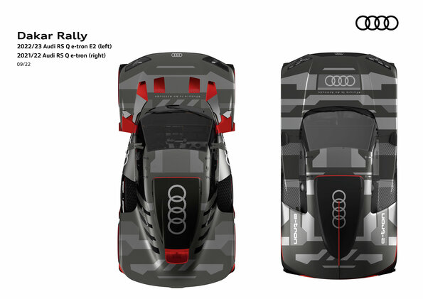 Audi RS Q e-tron VS Audi RS Q e-tron E2